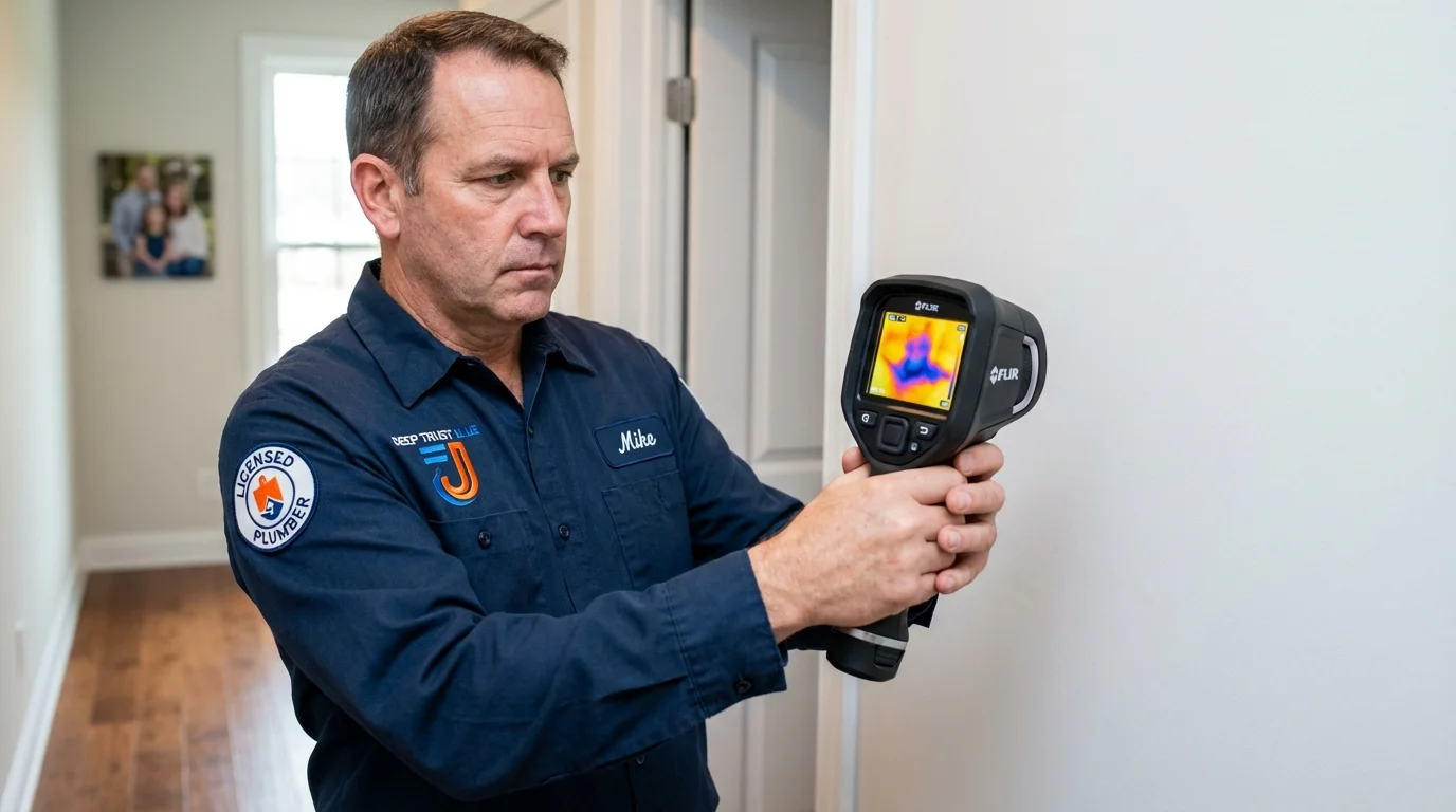 Thermal imaging leak detection by Johns Plumbing LLC in Coplay